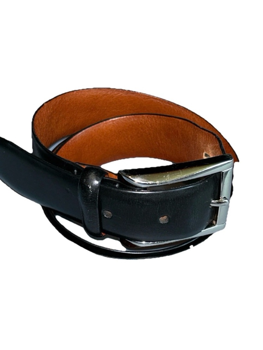 Trafalgar  Genuine Leather Men’s Belt Black 1.5 Wide